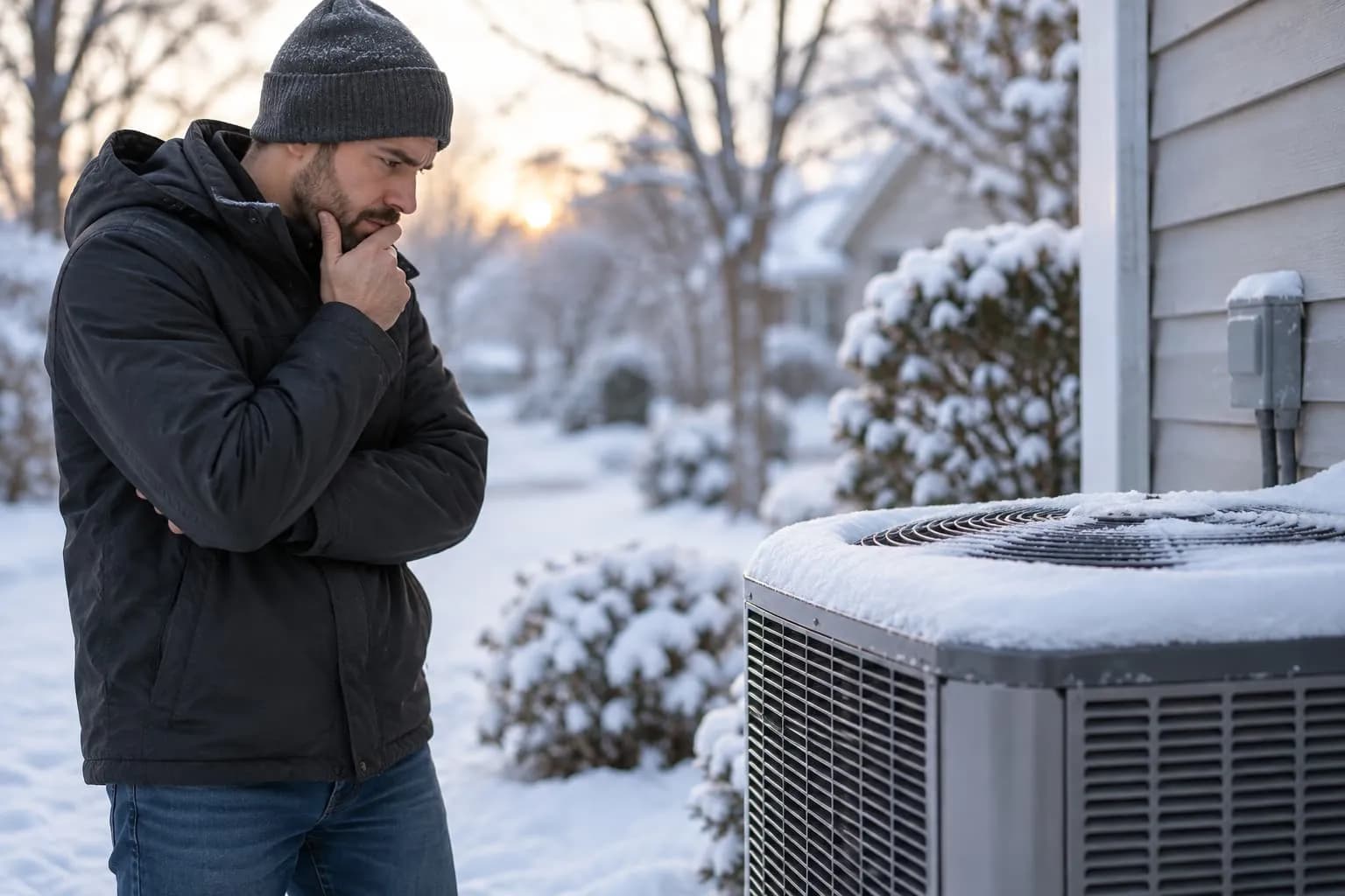 Top Climate technician preparing a heating system for winter